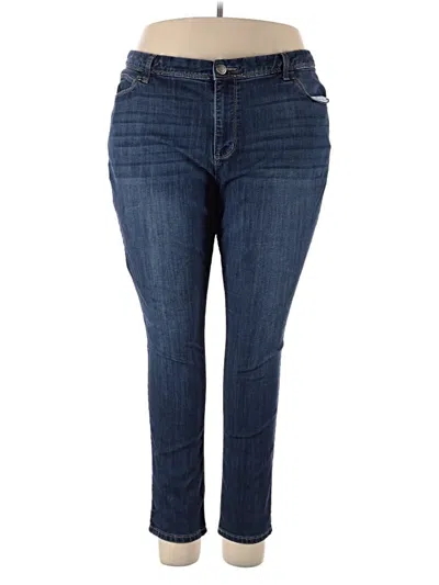 Pre-owned Simply Vera Vera Wang Jeans In Blue