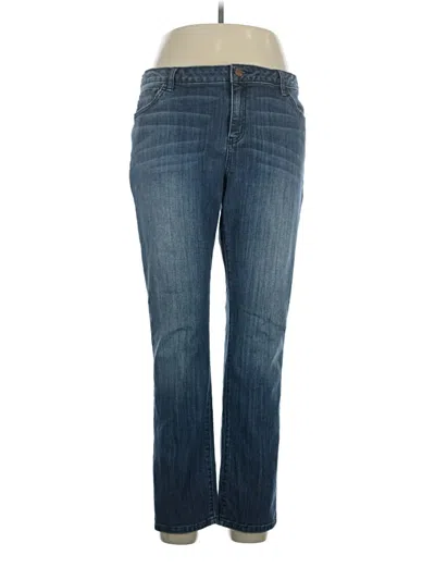Pre-owned Simply Vera Vera Wang Jeans In Blue