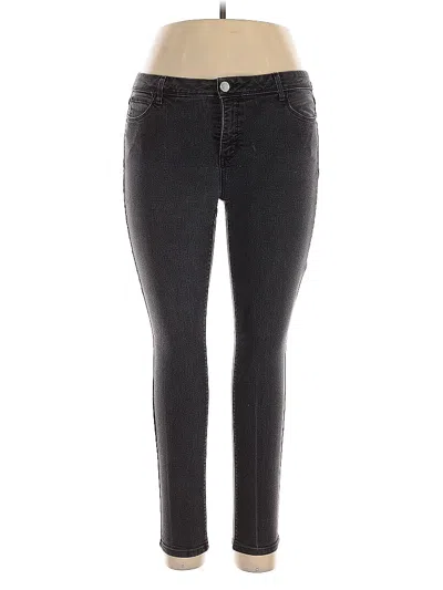Pre-owned Simply Vera Vera Wang Jeggings In Black