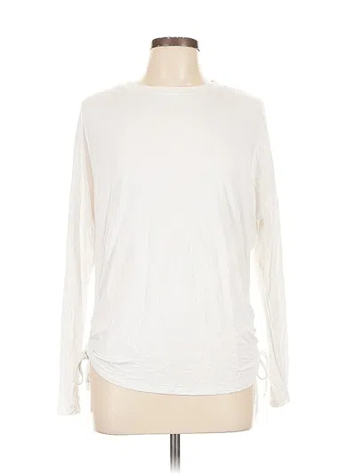 Pre-owned Simply Vera Vera Wang Long Sleeve T-shirt In White
