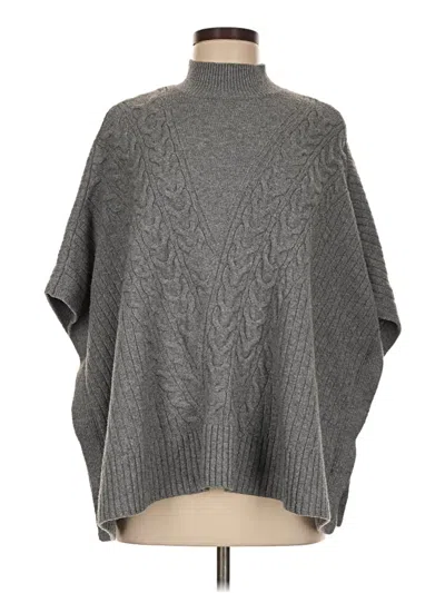 Pre-owned Simply Vera Vera Wang Poncho In Gray