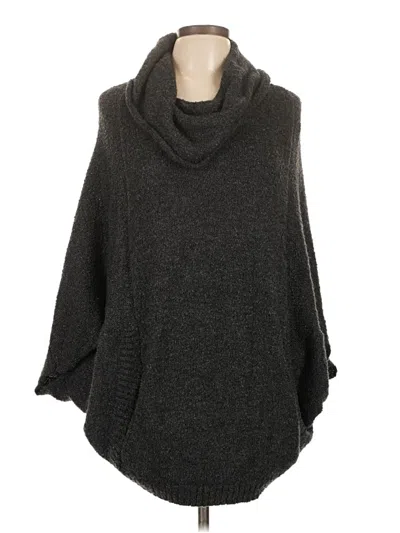 Pre-owned Simply Vera Vera Wang Poncho In Gray
