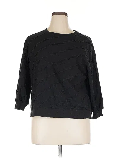 Pre-owned Simply Vera Vera Wang Pullover Sweater In Black