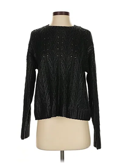 Pre-owned Simply Vera Vera Wang Pullover Sweater In Black