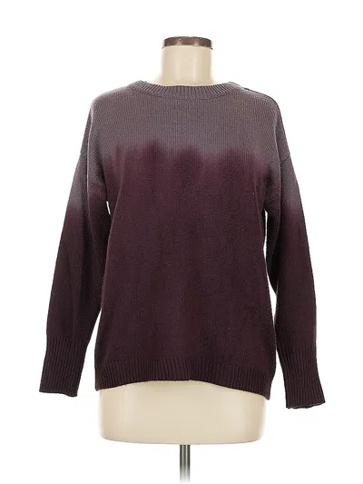 Pre-owned Simply Vera Vera Wang Pullover Sweater In Burgundy