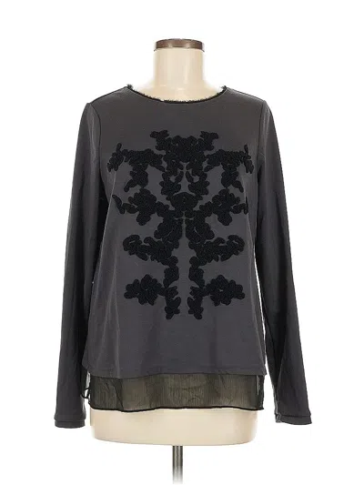 Pre-owned Simply Vera Vera Wang Pullover Sweater In Gray