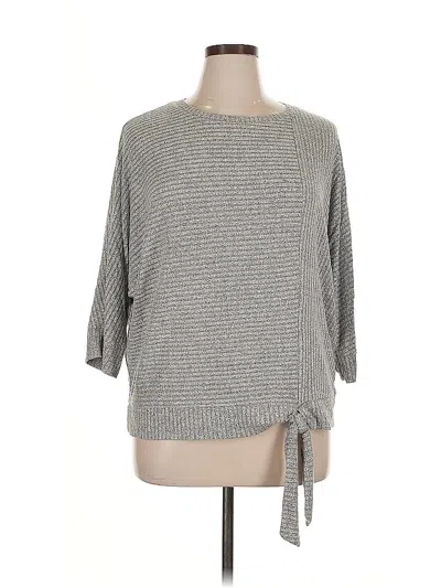 Pre-owned Simply Vera Vera Wang Pullover Sweater In Gray