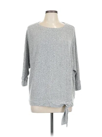 Pre-owned Simply Vera Vera Wang Pullover Sweater In Gray