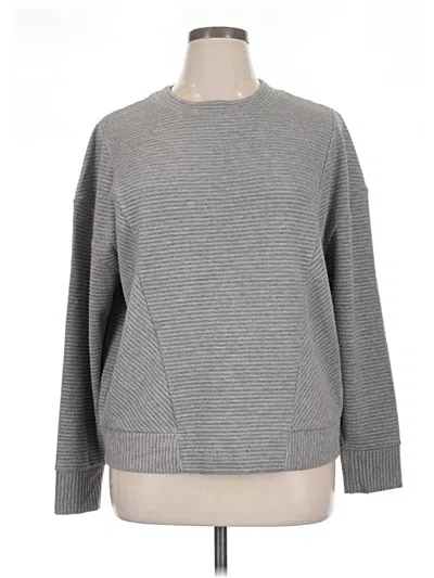 Pre-owned Simply Vera Vera Wang Pullover Sweater In Gray
