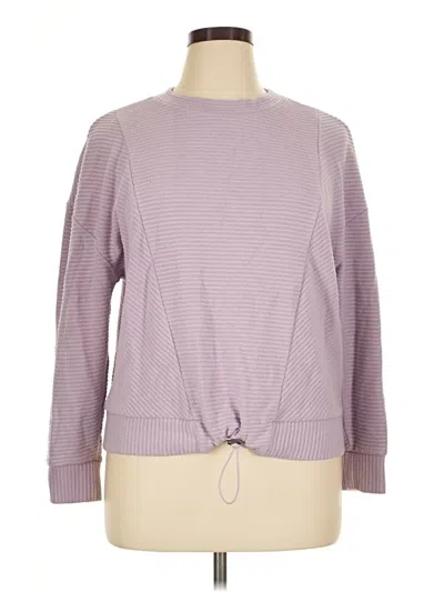 Pre-owned Simply Vera Vera Wang Pullover Sweater In Purple
