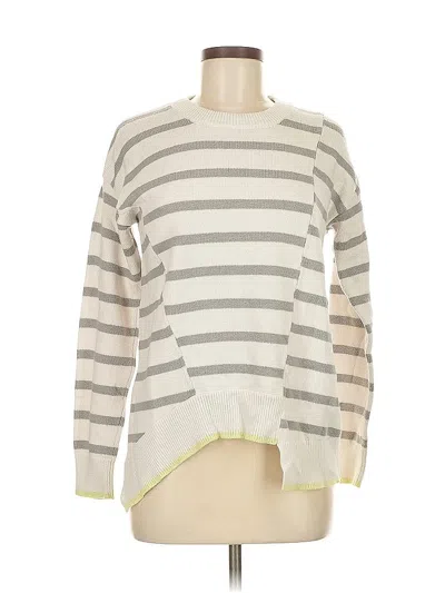 Pre-owned Simply Vera Vera Wang Pullover Sweater In White