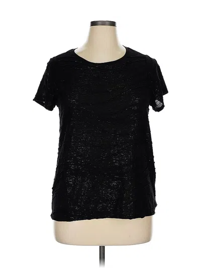 Pre-owned Simply Vera Vera Wang Short Sleeve T-shirt In Black