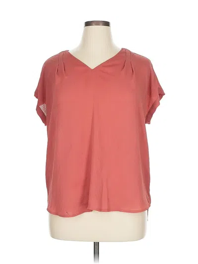 Pre-owned Simply Vera Vera Wang Short Sleeve T-shirt In Pink