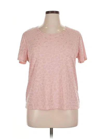 Pre-owned Simply Vera Vera Wang Short Sleeve T-shirt In Pink
