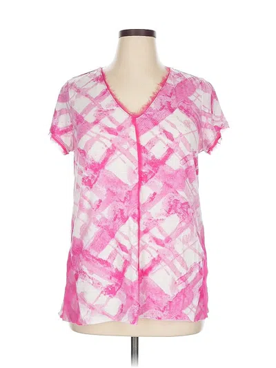 Pre-owned Simply Vera Vera Wang Short Sleeve T-shirt In Pink