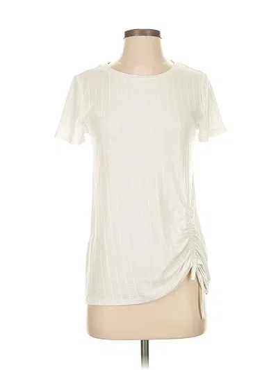 Pre-owned Simply Vera Vera Wang Short Sleeve T-shirt In White