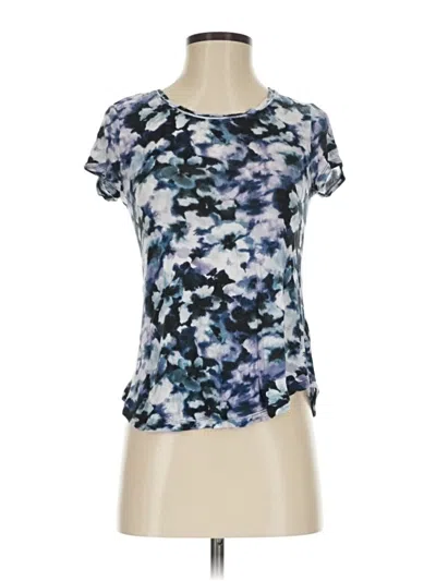 Pre-owned Simply Vera Vera Wang Short Sleeve T-shirt In Blue