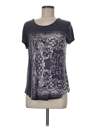 Pre-owned Simply Vera Vera Wang Short Sleeve T-shirt In Gray