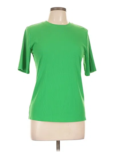 Pre-owned Simply Vera Vera Wang Short Sleeve T-shirt In Green
