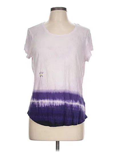 Pre-owned Simply Vera Vera Wang Short Sleeve T-shirt In Purple