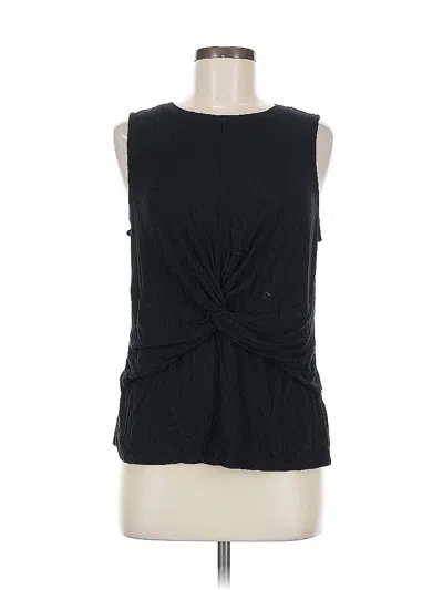 Pre-owned Simply Vera Vera Wang Sleeveless Blouse In Black