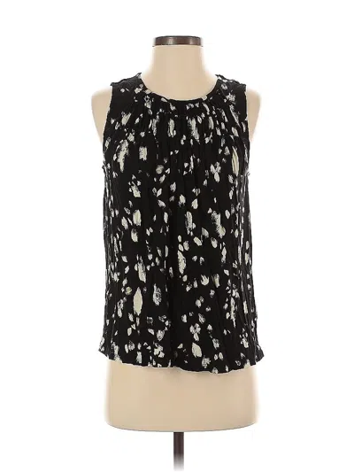 Pre-owned Simply Vera Vera Wang Sleeveless Blouse In Black
