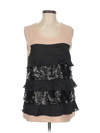 Pre-owned Simply Vera Vera Wang Sleeveless Blouse In Black
