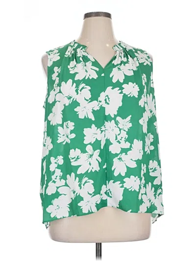 Simply Vera Vera Wang Sleeveless Blouse In Green