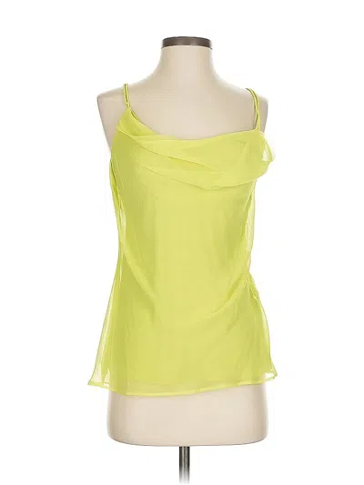 Pre-owned Simply Vera Vera Wang Sleeveless Blouse In Yellow