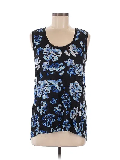 Pre-owned Simply Vera Vera Wang Sleeveless T-shirt In Blue