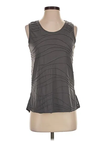 Pre-owned Simply Vera Vera Wang Sleeveless T-shirt In Gray