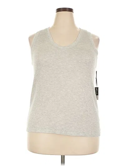 Simply Vera Vera Wang Sweater Vest In Silver