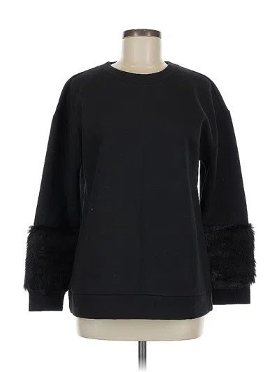 Pre-owned Simply Vera Vera Wang Sweatshirt In Black