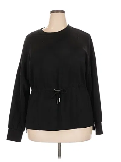 Pre-owned Simply Vera Vera Wang Sweatshirt In Black