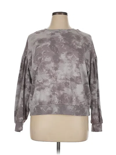 Pre-owned Simply Vera Vera Wang Sweatshirt In Gray