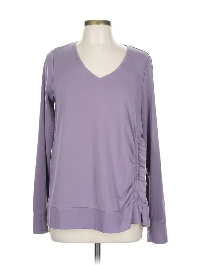 Pre-owned Simply Vera Vera Wang Sweatshirt In Purple
