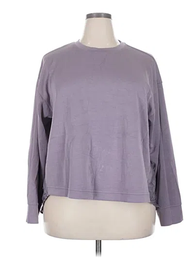 Pre-owned Simply Vera Vera Wang Sweatshirt In Purple