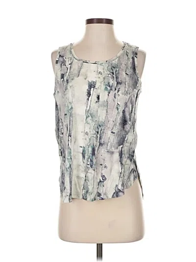 Pre-owned Simply Vera Vera Wang Tank Top Ivory Halter Neckline Tops In White