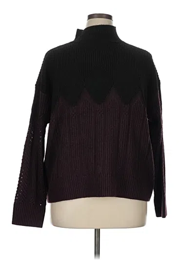 Simply Vera Vera Wang Turtleneck Sweater In Burgundy