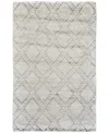Simply Woven Abytha R6458 5'6" X 8'6" Area Rug In Ivory,blue