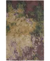 Simply Woven Amira R8633 3'6" X 5'6" Area Rug In Purple