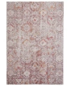 Simply Woven Armant R3946 Pink 2'3" X 7'9" Runner Rug In Pink