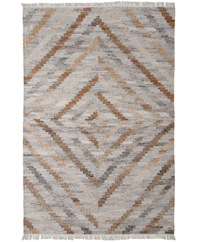 Simply Woven Beckett R0724 2' X 3' Area Rug In Tan,gray