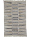 Simply Woven Beckett R0817 Gray 3'6" X 5'6" Area Rug In Gray