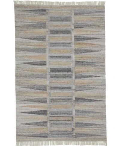 Simply Woven Beckett R0817 Gray 3'6" X 5'6" Area Rug