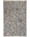 Simply Woven Beckett R0818 Gray 2' X 3' Area Rug In Gray