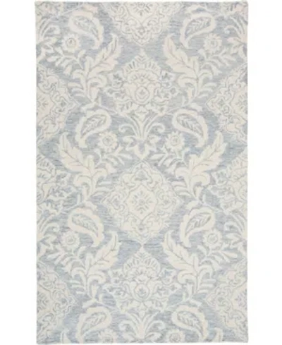 Simply Woven Belfort R8776 Blue 5' X 8' Area Rug
