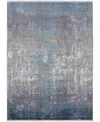 Simply Woven Cadiz R39fw 3'1" X 5' Area Rug In Blue,gray