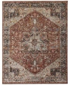 Simply Woven Caprio R3960 Rust 5'3" X 7'6" Area Rug In Rust