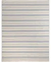Simply Woven Duprine R0560 2' X 3' Area Rug In Blue